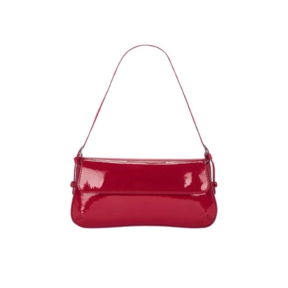 8 Other Reasons Kali Red Faux Patent Leather Handbag NWT